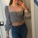 Princess Polly  Ariah Long Sleeve Top Gingham Photo 0