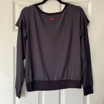 Hard Tail Lightweight Ruffle Trim Sweatshirt Photo 4