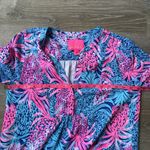 Lilly Pulitzer Gabriel Lileeze Tunic Dress Borealis Blue Tropic Down Low 2 Photo 10