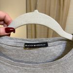 Brandy Melville Grey Short Sleeve Top Photo 2