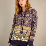 Johnny Was NWOT  Betzy High low Patterned Boho Pullover Festival Hoodie Size S Photo 0