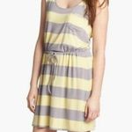 Olive & Oak Striped Drawstring Waist Dress Photo 1