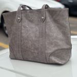 Frye  Charcoal Leather Tote Photo 4