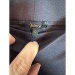 Quince  Womens Size L Navy Blue Crop Comfort Pull On Casual Pants Business Preppy Photo 3