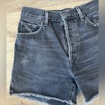 Citizens of Humanity  Nikki Distressed High-rise Shorts In Dark Tempest Photo 6