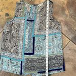 Artisan NY Sleeveless Paisley Dress Blouse Medium Photo 4