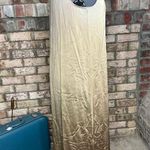 nightgown tan scalloped collar Size M Photo 7