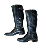 Bass Boots Womens 7.5 M Used Black Man Made Materials Photo 0