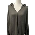 Chenault Open Waffle Knit Lightweight Hoodie Military Green Sweater 2X Photo 0