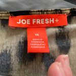 Joe Fresh Sleeveless  wrap top, leopard animal print, 1X, EUC Photo 3