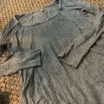 Free People  Grey‎ LS Sweater Top Size Small Photo 4