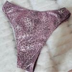 Pink Animal Print Bikini Set Halter Top Swimsuit Sexy Beach Wear Small Photo 5