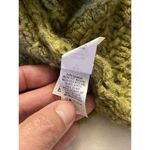 Aerie Womens Sweater Size XS Chunky Knit High Neckline Mock Green Oversized Soft Photo 9