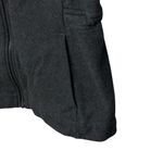 Lululemon Jacket Womens 6 Gray Full Zip Hooded Pockets Cinch Waist Gym Photo 3