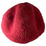 Adora Red Burgundy Slouchy Beanie Angora Blend One Size NEW with Tags Photo 1