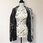 H&M  4 Brown Velvet Blazer Jacket Single Breasted Pockets Old Money Party Dressy Photo 5