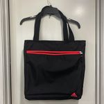 Adidas Reversible Zip Pockets Blue Pink Black 14 x 14 Lightweight Tote Bag Photo 1