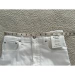 Madewell $138 High Rise Flared Wide-Leg Crop Raw Hem Jeans White Size 25 Photo 15