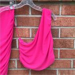 House Of Harlow 1960 2 Piece MIDI Skirt & Top Set Ruched Stretch Mesh sz xs Pink Photo 4