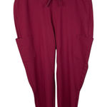 NEW Mandala Women's Jogger Scrub Pants Size XL Garnet Regular Equa Photo 0