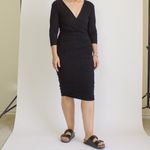James Perse ✨ Skinny Wrap Tuck Dress in Black
✨ Photo 5