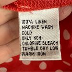 Talbots  Coral Polkadot Linen Lightweight Shacket Blazer Jacket 12P Photo 4