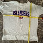 Concept Sports NHL L Heather Gray NY Islanders Embroidered Pullover Sweatshirt Size L Photo 4
