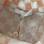 WAYF Where are you from Checkered peach short with love Photo 6