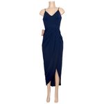 BHLDN Caron Lyra Bridesmaid Wedding Guest Dress, Midnight/Navy, 0 (US) Photo 6