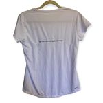 New Balance White Crew Neck Short Sleeve Active T-Shirt Size Medium Photo 2