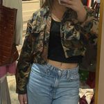 ZARA cropped Camo Puffer jacket Photo 4