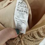 Oh Polly  Nude Beige Rhinestone Embellished Cut Out Ruched Corset Mini Dress Photo 6