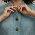 Everlane ππ The Alpaca Crop Cardigan ~ Pomona Green Small Photo 1