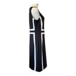 Calvin Klein Black and White Midi Sheath Dress 10 NWT Photo 4