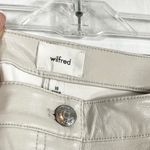 Wilfred  Size 10 Faux Leather Pants‎ White Straight Solid High Rise Flawed 1692 Photo 11
