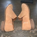 Toms Brown Suede Casual Loafers Low Shaye Camel Booties 6 Photo 7