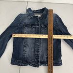 American Rag Cie Classic Blue Denim Cropped Jean Jacket Women Medium Distressed Size undefined Photo 7