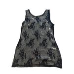 White House | Black Market  WHBM Black Lace Sequin Dress Tank Top Size XXS Photo 4