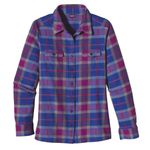 Patagonia Women’s Organic Cotton Long-Sleeved Fjord Flannel Shirt Oasis Blue 12 Photo 0