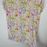 Little Sleepies Womens Bamboo Pajama Top Sz Medium Watercolor Blooms Purple Photo 11