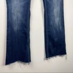 Amethyst Jeans  Dark Wash Boot Cut Raw Hem Photo 4