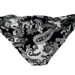 Lauren Ralph Lauren Bikini Bottoms SZ12 Swim NWT Deauville Paisley Hipster B&W Black Size 12 Photo 1