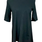 Madewell Black Back Zip Swing Tee S Photo 0