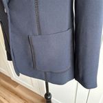 Carlisle New York Women's Navy Blazer Jacket Size 6 Tailored Fit Blue Photo 3