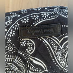 Vera Bradley  Black and White Paisley Shoulder Bag Photo 7