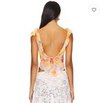 Jaded London New  Frilled Asymmetric Top in Yellow Floral Photo 2