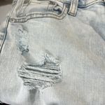 Aeropostale High Rise Flare Stretch Jeans Light Wash Distressed-6 Photo 2