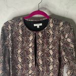 Equipment  Bonnie snake print long sleeve shift dress Photo 3
