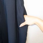 Dessy Collection New Midnight Navy Spaghetti Strap Crepe Sash Jumpsuit Size 12 Photo 4