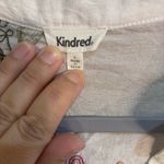 Kindred  womens button up embroidered roll tab sleeves blouse white small Photo 3